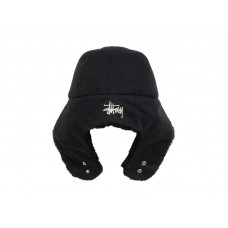 Stussy Trapper Cap Black
