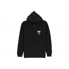 Stussy World Tour Zip Hoodie Black