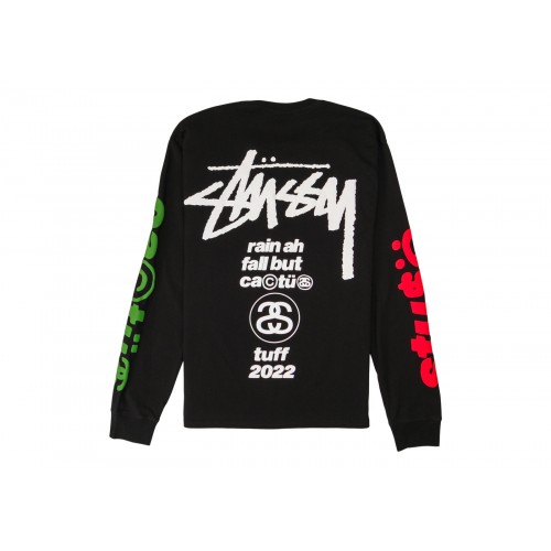 Оригинальный шмот Stussy x CPFM Sport L/S T-shirt Black - 70см
