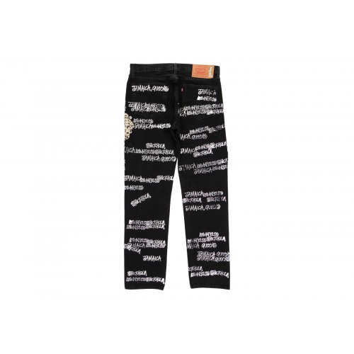Оригинальный шмот Stussy x Denim Tears x Our Legacy TTL 501 Jean Black - 70см