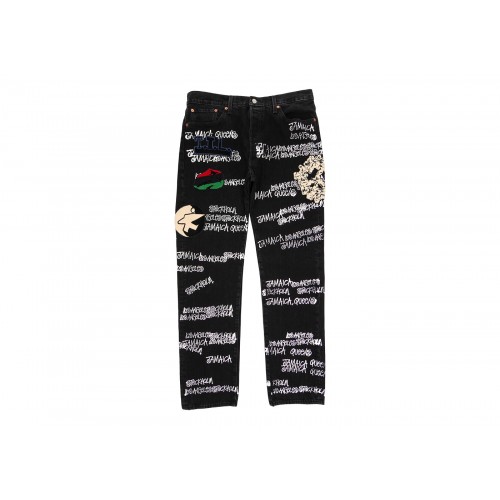Оригинальный шмот Stussy x Denim Tears x Our Legacy TTL 501 Jean Black - 70см