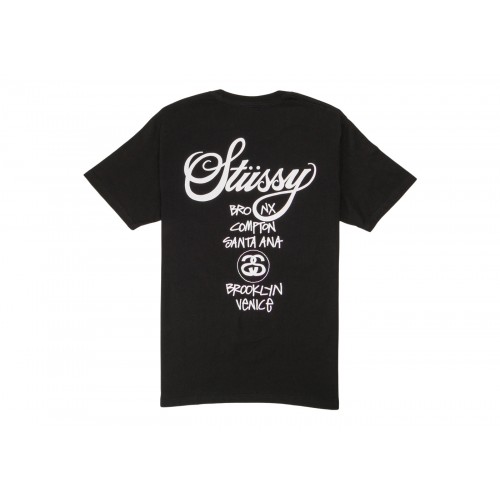 Оригинальный шмот Stussy x Dover Street Market T-shirt Black - 70см