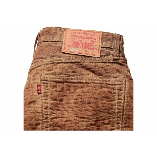 Stussy x Levis Dyed Jacquard Jean Brown Stussy x Levis Dyed Jacquard Jean Brown