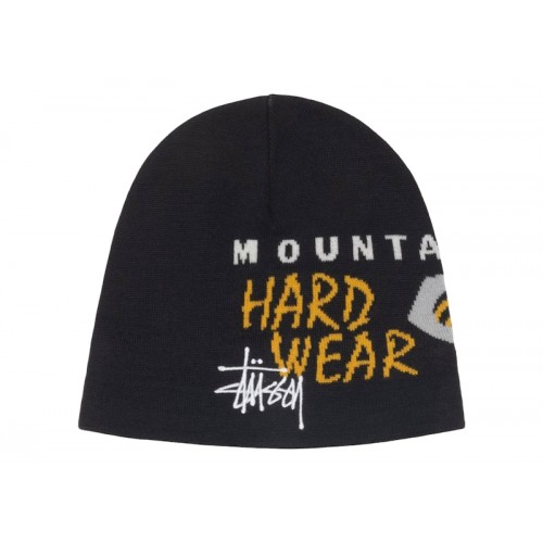 Stussy x Mountain Hardwear Caelum Dome Beanie Black