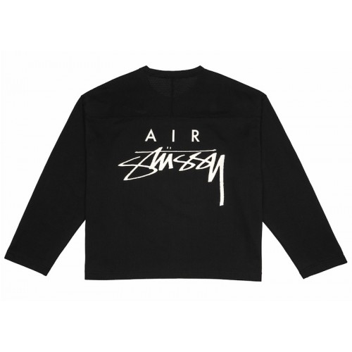 Stussy x Nike Dri-FIT Mesh Jersey (Asia Sizing) Black