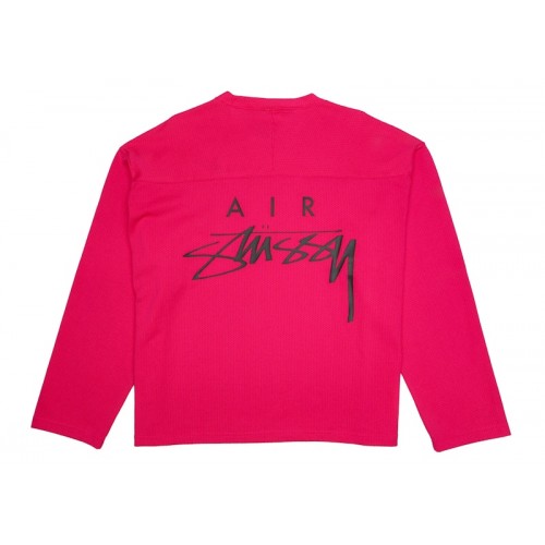 Stussy x Nike Dri-FIT Mesh Jersey Fireberry