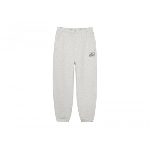 Stussy x Nike NRG BR Fleece Sweatpants (FW23) Grey Heather