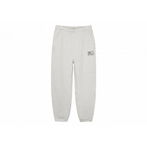 Stussy x Nike Fleece Pant Grey Heather