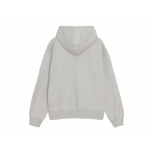 Stussy x Nike Fleece Zip Up Hoodie (Asia Sizing FW23) Grey