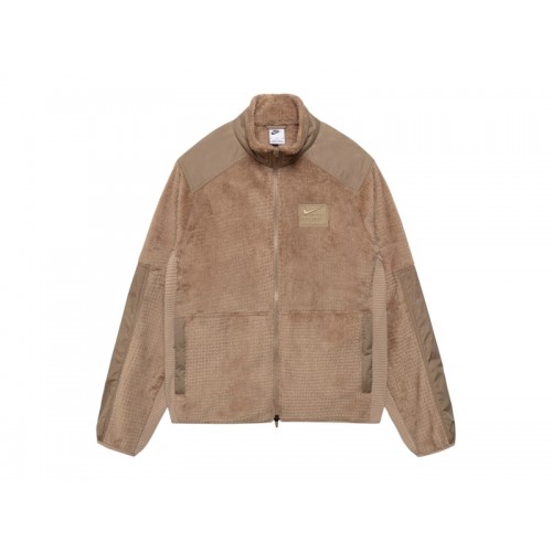 Stussy x Nike Full Zip Fleece Pine Nut