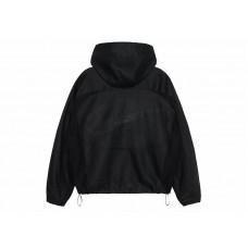 Stussy x Nike Linen Shell Jacket Black