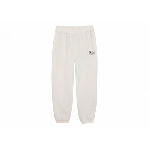 Stussy x Nike Pigment Dyed Fleece Pant (Asia Sizing) Light Bone