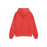 Stussy x Nike Pigment Dyed Fleece Zip Hoodie (Asia Sizing) Habanero Red