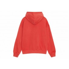 Stussy x Nike Pigment Dyed Fleece Zip Hoodie (Asia Sizing) Habanero Red