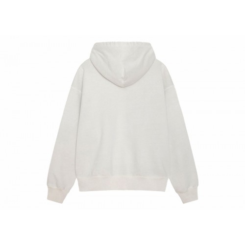 Stussy x Nike Pigment Dyed Fleece Zip Hoodie (Asia Sizing) Light Bone