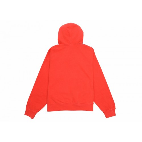 Stussy x Nike Pigment Dyed Fleece Zip Hoodie Habanero Red