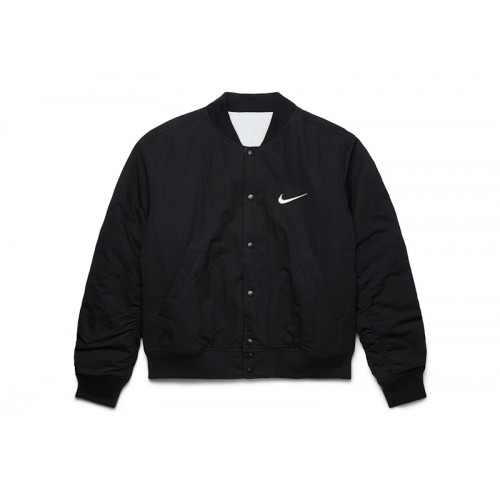 Stussy x Nike Reversible Varsity Jacket Black/Sail