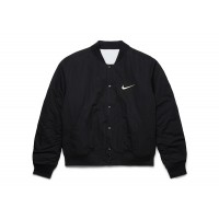 Stussy x Nike Reversible Varsity Jacket Black/Sail