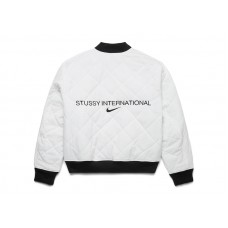 Stussy x Nike Reversible Varsity Jacket Black/Sail