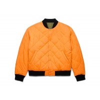 Stussy x Nike Reversible Varsity Jacket Medium Olive/Bright Mandarin