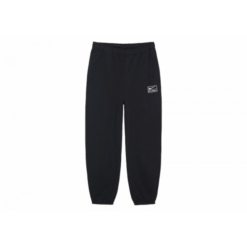 Stussy x Nike Stone Washed Fleece Sweatpants (Asia Sizing FW23) Black