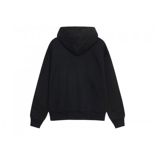 Stussy x Nike Stone Washed Fleece Zip Hoodie (FW25) Black