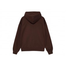 Stussy x Nike Stone Washed Fleece Zip Hoodie (FW25) Dark Cinder