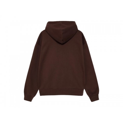 Stussy x Nike Stone Washed Fleece Zip Hoodie (FW25) Dark Cinder