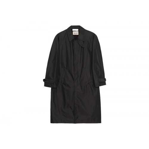 Stussy x Our Legacy Work Shop Raglan Car Coat Soot Black Solaro