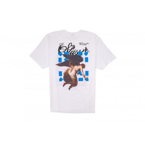 Оригинальный шмот Stussy x Virgil Abloh World Tour Collection T-Shirt White - 70см