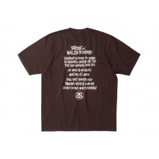 Stussy x Wales Bonner Ocean Song Tee Brown