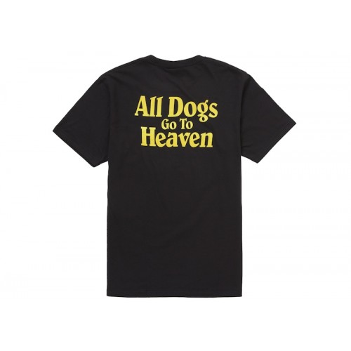Supreme All Dogs Go To Heaven Tee Black