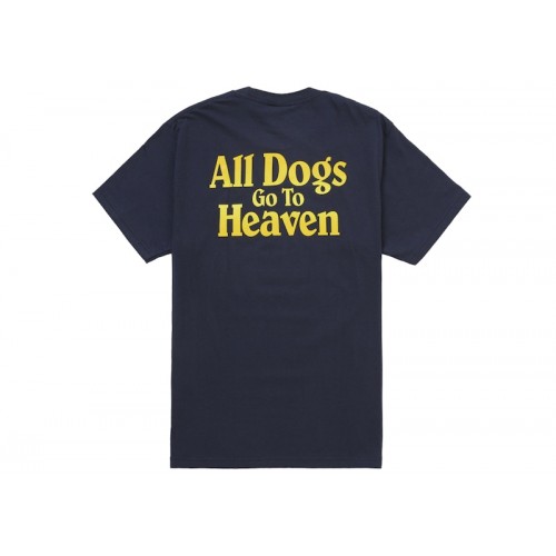 Supreme All Dogs Go To Heaven Tee Navy