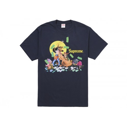 Supreme All Dogs Go To Heaven Tee Navy