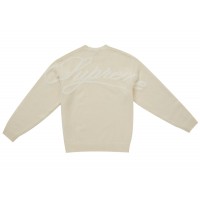 Supreme Angora Script Sweater Ivory