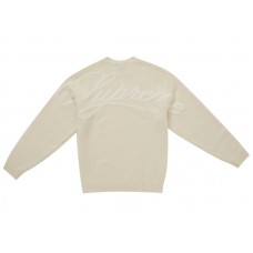 Supreme Angora Script Sweater Ivory