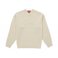 Supreme Angora Script Sweater Ivory