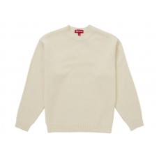 Supreme Angora Script Sweater Ivory