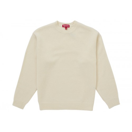 Supreme Angora Script Sweater Ivory