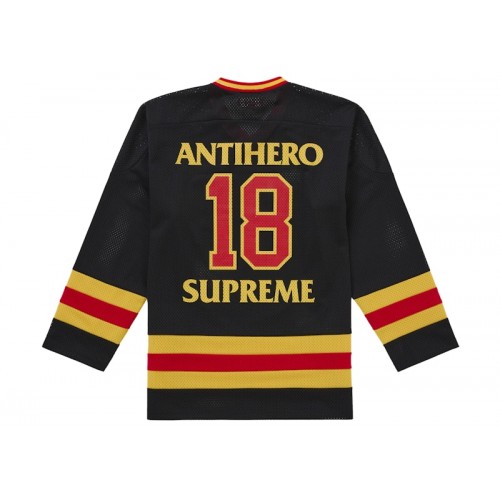 Supreme ANTIHERO Ozzy Hockey Jersey Black