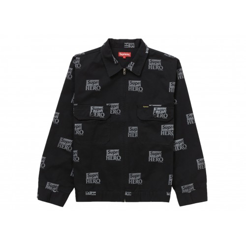 Оригинальный шмот Supreme ANTIHERO Work Jacket Black - 70см