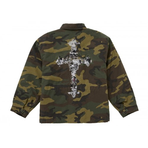 Supreme AOI Cross M52 Jacket Woodland Camo