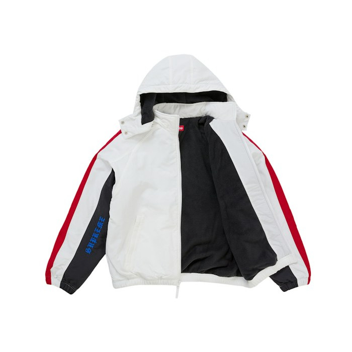 Куртка Supreme AOI Fleece Lined Track Jacket White Куртка Supreme AOI Fleece Lined Track Jacket White