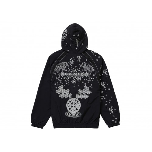 Оригинальный шмот Supreme AOI Glow-in-the-Dark Track Jacket Black - 70см