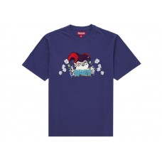 Supreme AOI Jester S/S Top Navy