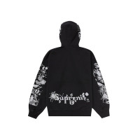 Supreme AOI Zip Up Hooded Sweatshirt Black
