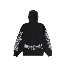 Supreme AOI Zip Up Hooded Sweatshirt Black