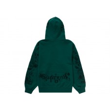 Supreme AOI Zip Up Hooded Sweatshirt Teal