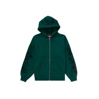 Supreme AOI Zip Up Hooded Sweatshirt Teal