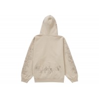 Supreme AOI Zip Up Hooded Sweatshirt Natural